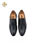 Men’s Black Formal Original  Leather Lace-Up Oxford Shoes | Classic Office & Dress Shoes | GS-MF001 - Image 2