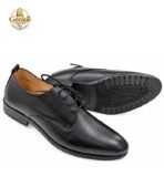 Men’s Black Formal Original  Leather Lace-Up Oxford Shoes | Classic Office & Dress Shoes | GS-MF001 - Image 3
